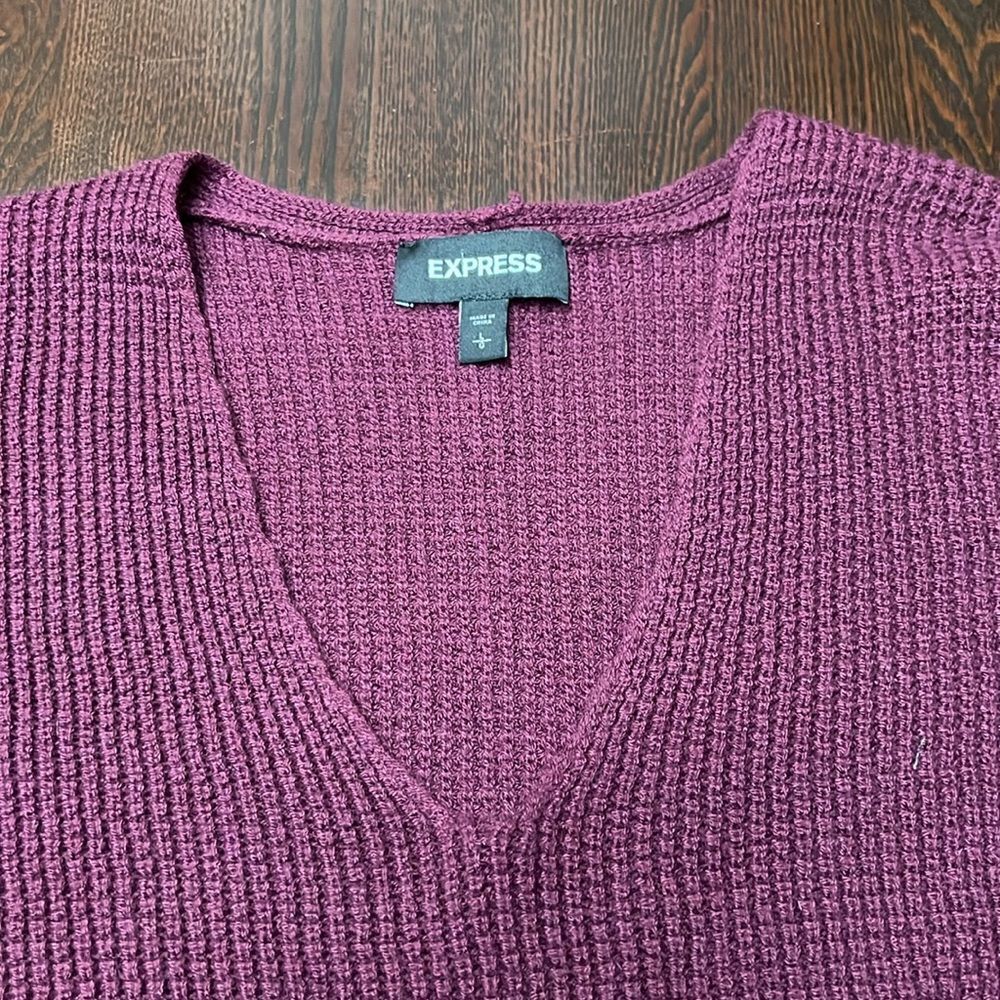 Express V-neck Sweater Size Large - Picture 2 of 4